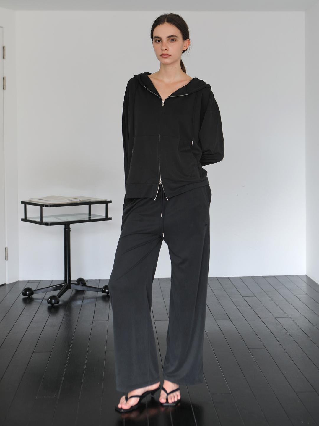 Modal string pants (차콜블랙)