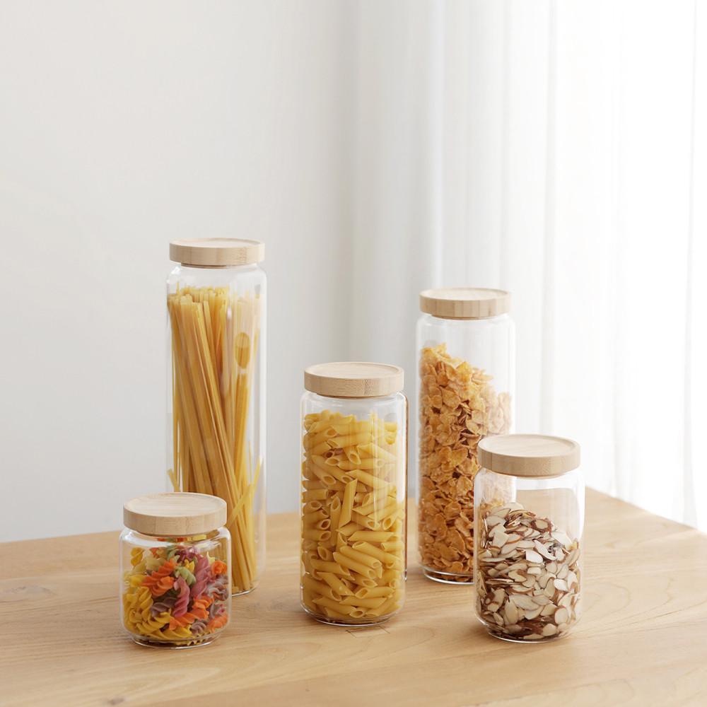 내열 유리병 유리 밀폐 용기 잼병 나눔 통 미니 대용량 원두 보관용기 과일청병 수제청