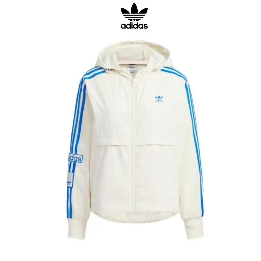 아디다스 트레포일 로고 후드 바람막이 자켓 크림 IL6499 | 상품 상세 | 크로켓