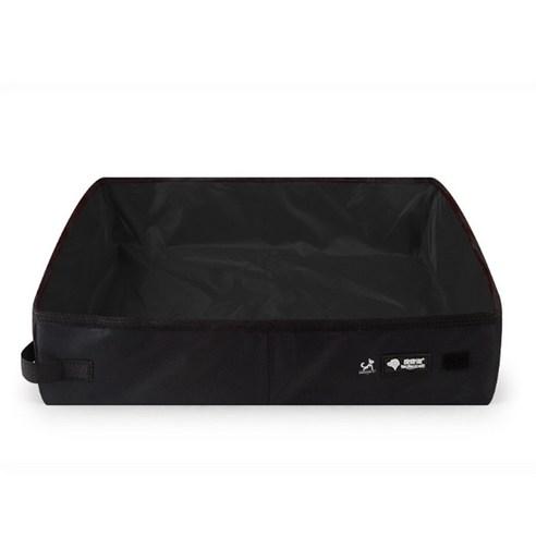 딩동펫 고양이 캠핑 휴대용 접이식 방수 모래 평판형 화장실, 블랙, 소형, 1개 - 화장실 | 쿠팡