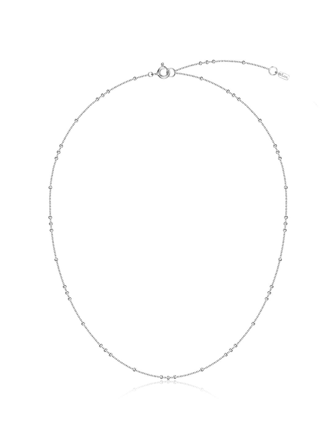 로스도스 [7차제작🌸벚꽃룩]꾸안꾸 은목걸이 SOIR NECKLACE