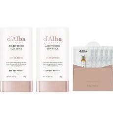 달바 에어 핏 프레쉬 선스틱 SPF50+ PA++++ 19g x 2p + 세럼 클렌저 15ml 세트