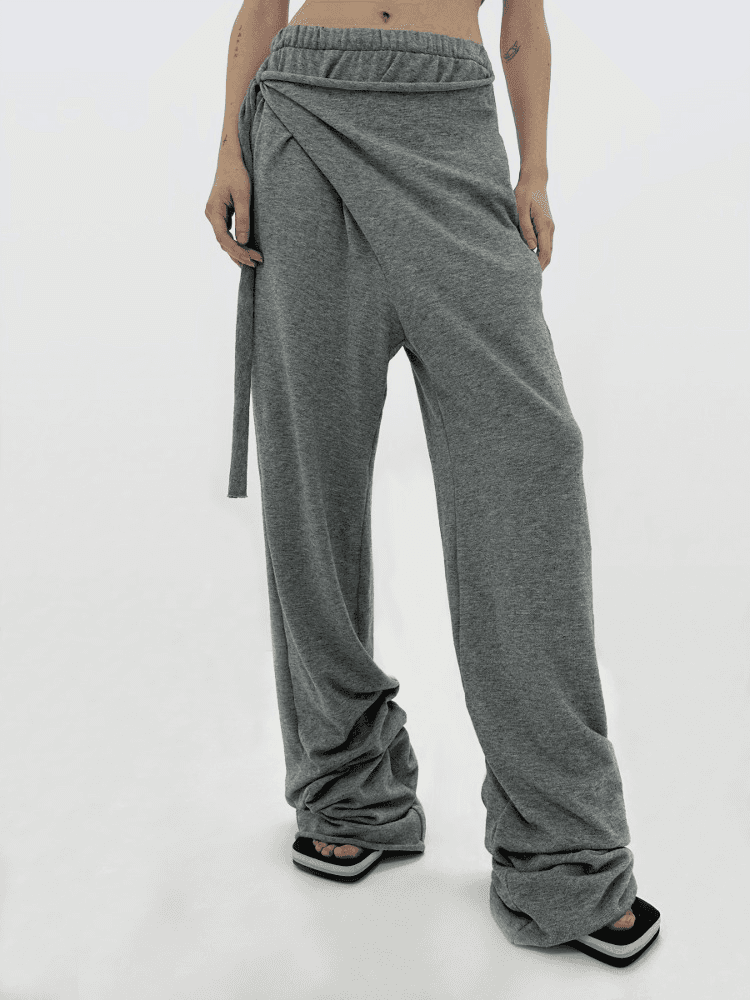 GREY KNIT SWEAT PANTS  오토링거 그레이 니트 스웨트 팬츠