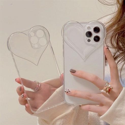 애플데이즈 빅하트 투명 아이폰케이스 - BAR형 | 쿠팡