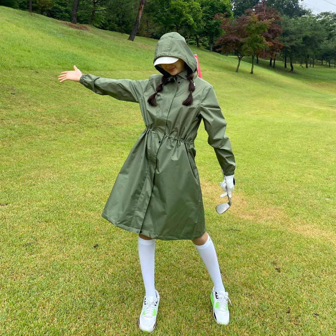 골프비옷 여성골프우비 캐디우비