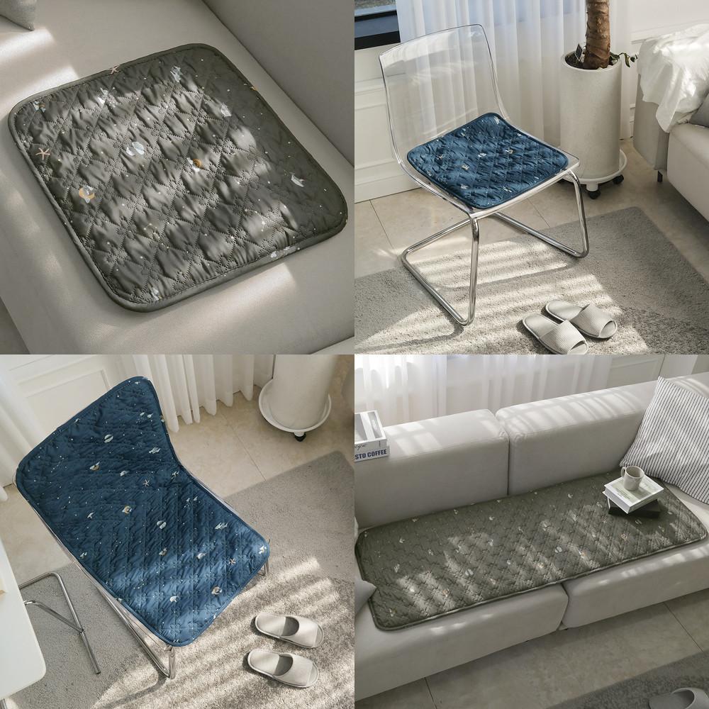 한일전기 밤하늘고래 전기방석 온열방석 1인용 2인용 3인용 쇼파용