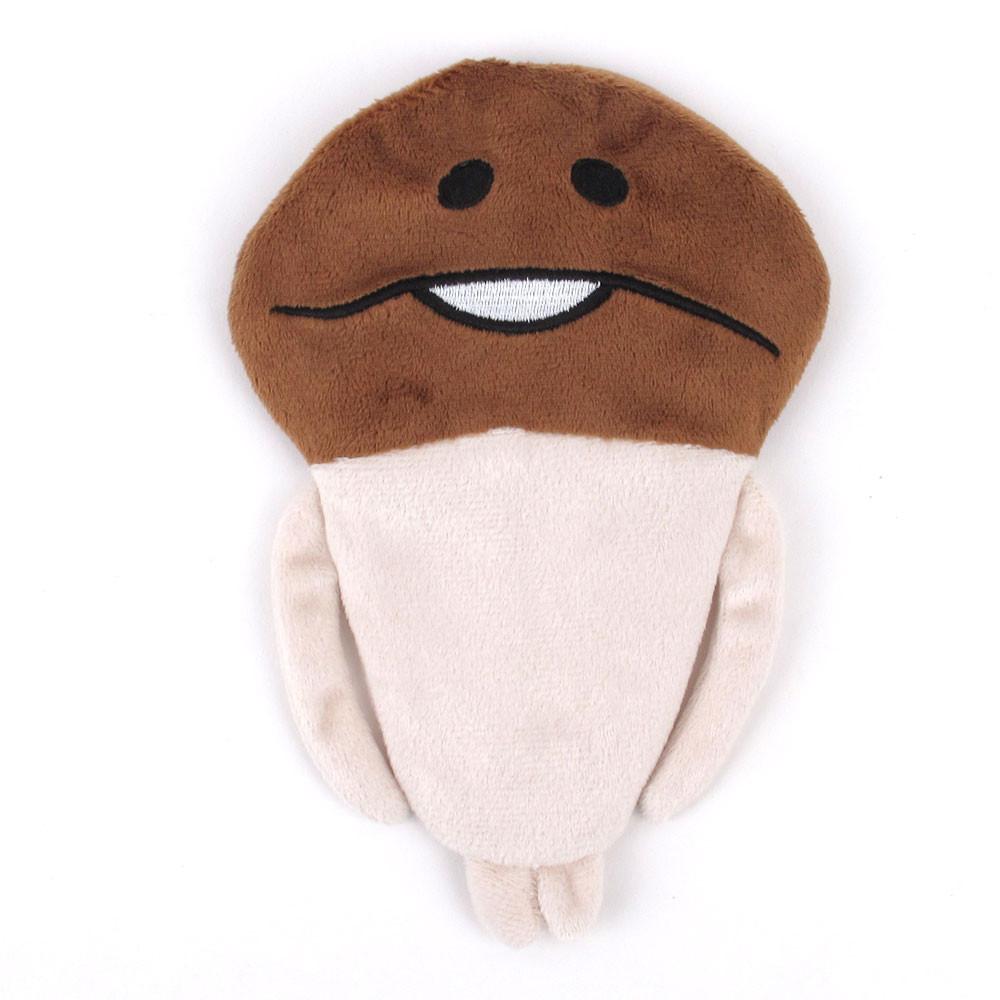 캐릭터 나메코 예쁜 천 봉제 지퍼 필통 파우치