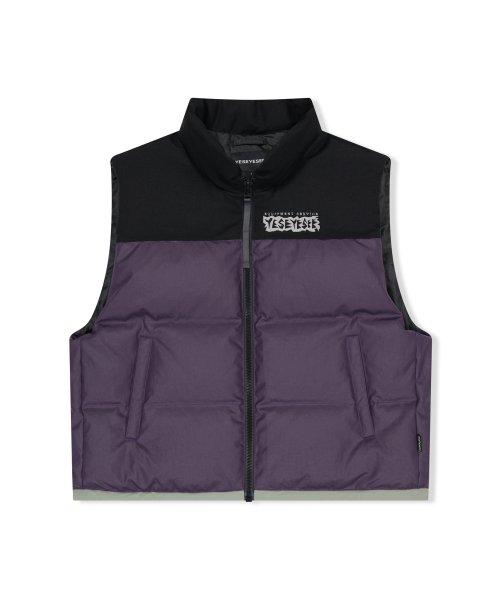 Hooligans Down Vest Purple