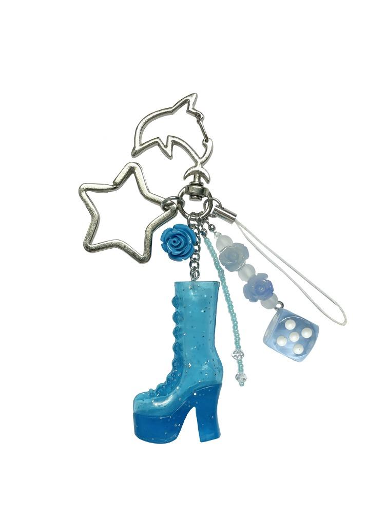 OCEAN 블루 BOOTS 키링