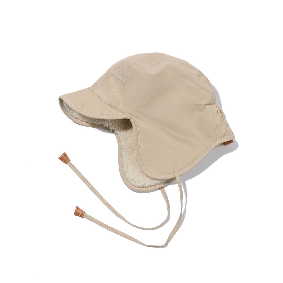 Reversible trooper hat beige