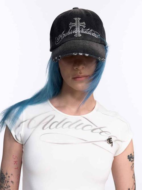 CRUCIA CAP (BLACK DENIM)