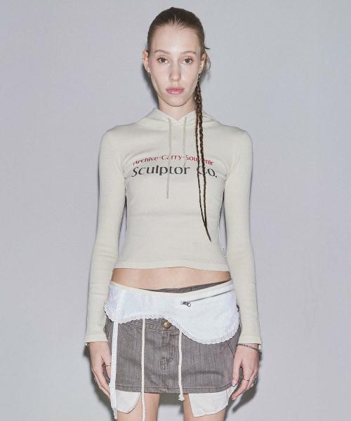 Archive Pigment Hoodie Tee Dusty Ivory