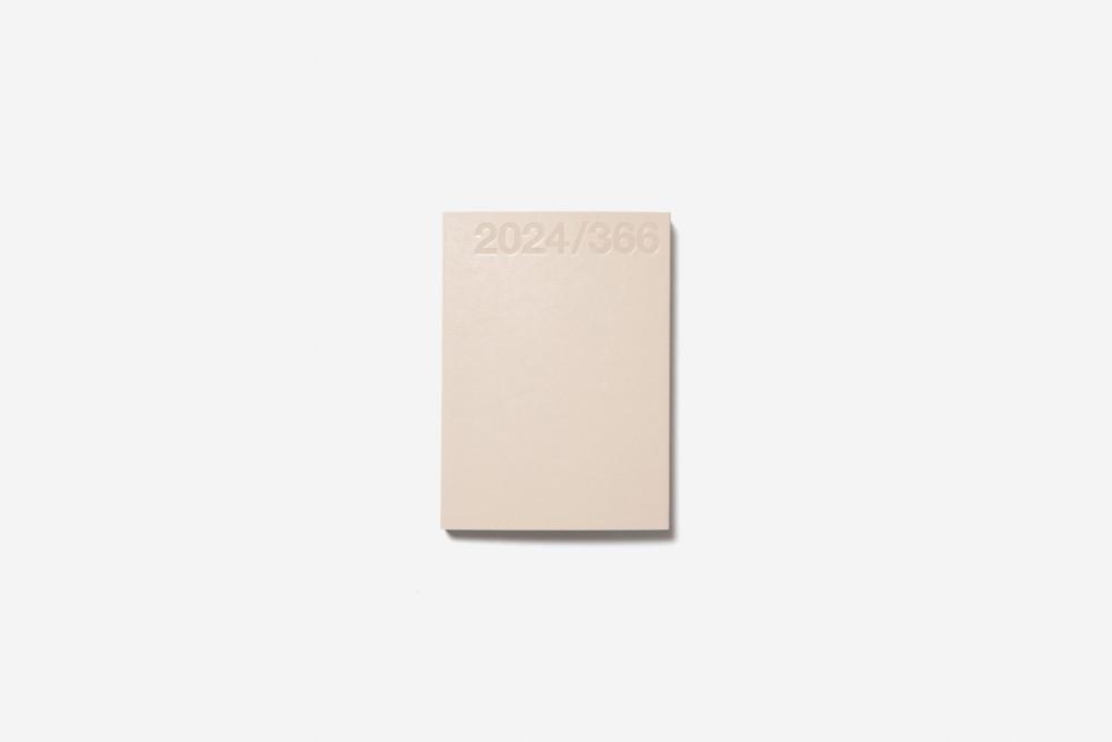 [Marjolein Delhaas] 합성 가죽 커버 마욜린 델하스 2024 Classic Planner – Powder + Transparent foil