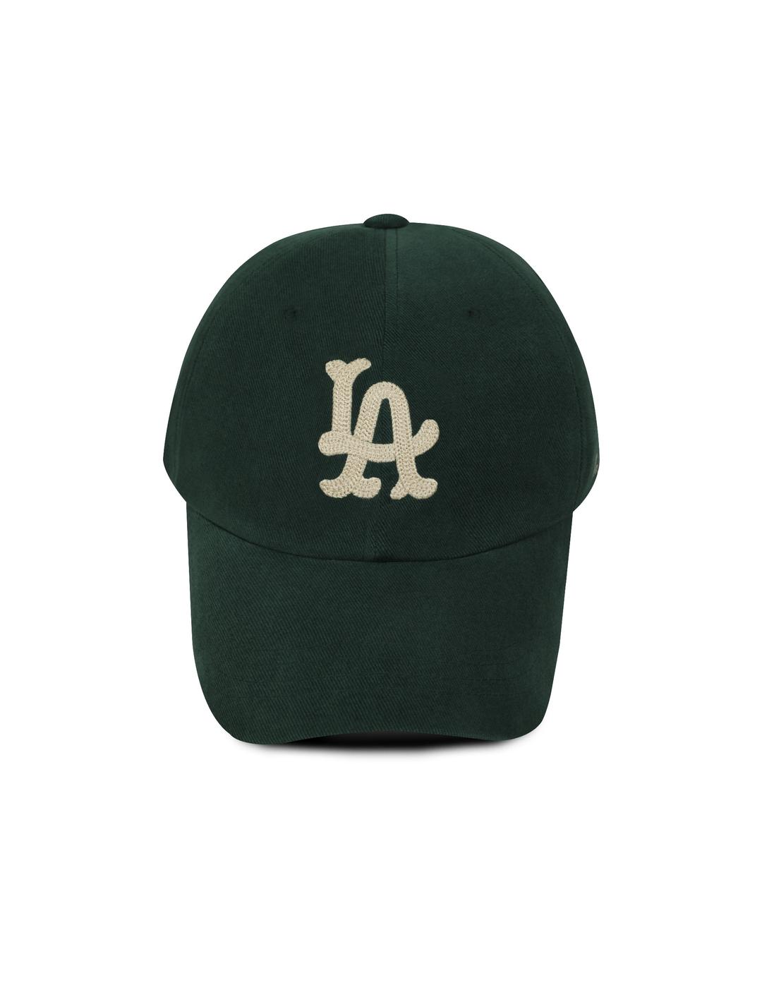 [NEW!] LA 체인 스티치 코튼 볼캡 - 포레스트 그린