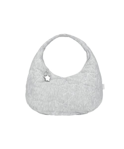 Starquilt padded Hobo Bag / Grey