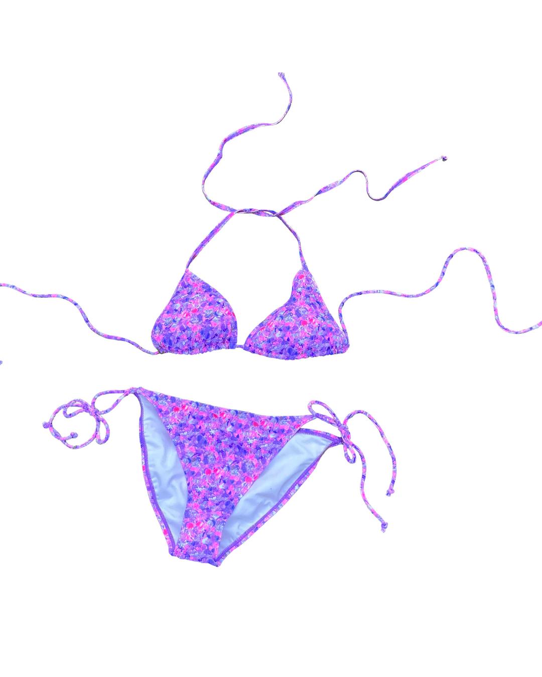 Coral Neon Shell Bikini