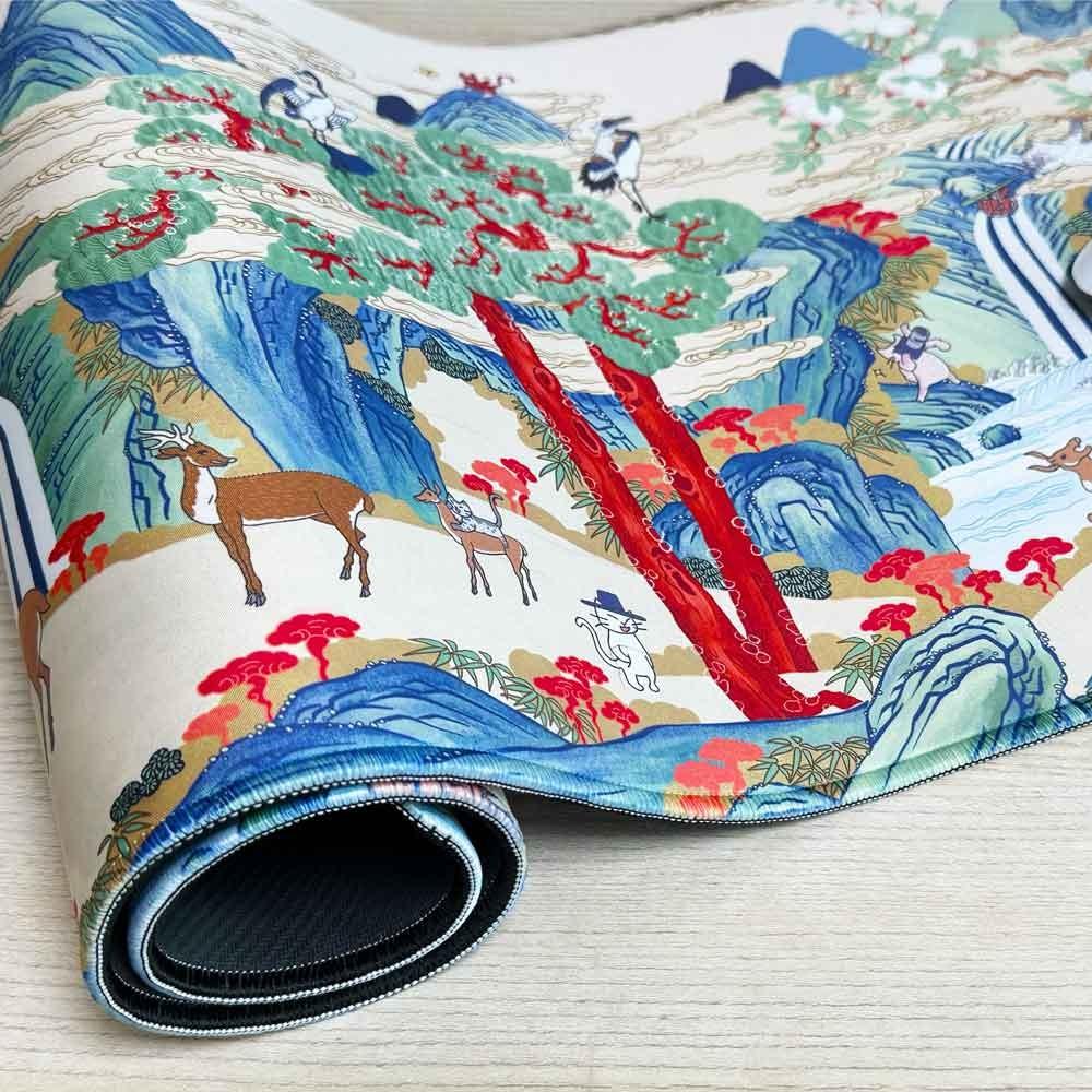 십장생묘도 데스크 패드