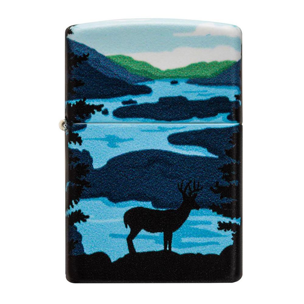 ZIPPO 라이터 49483 Deer Landscape Design