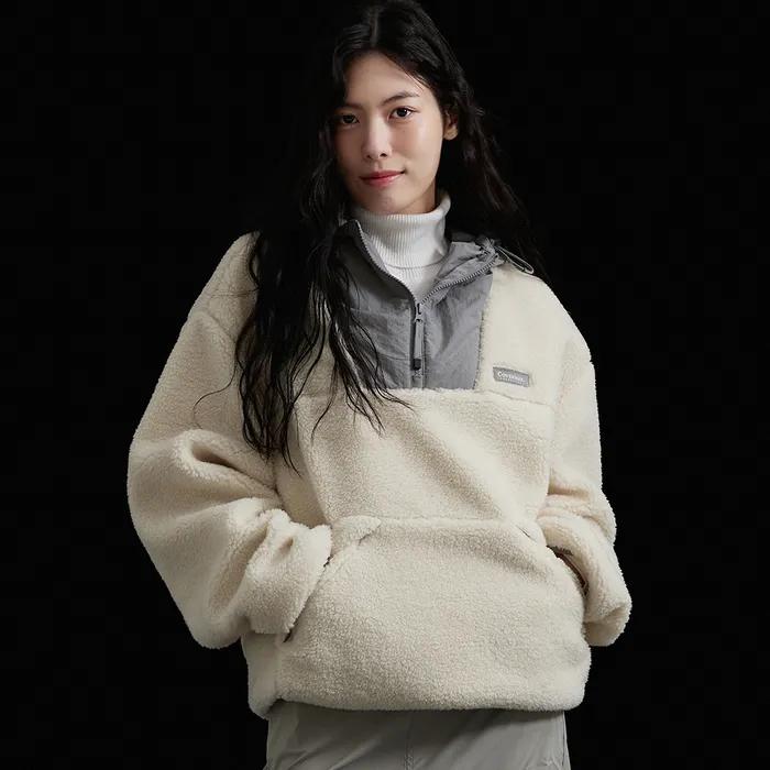 쉐르파 컴피보아 후디 아노락 Ivory