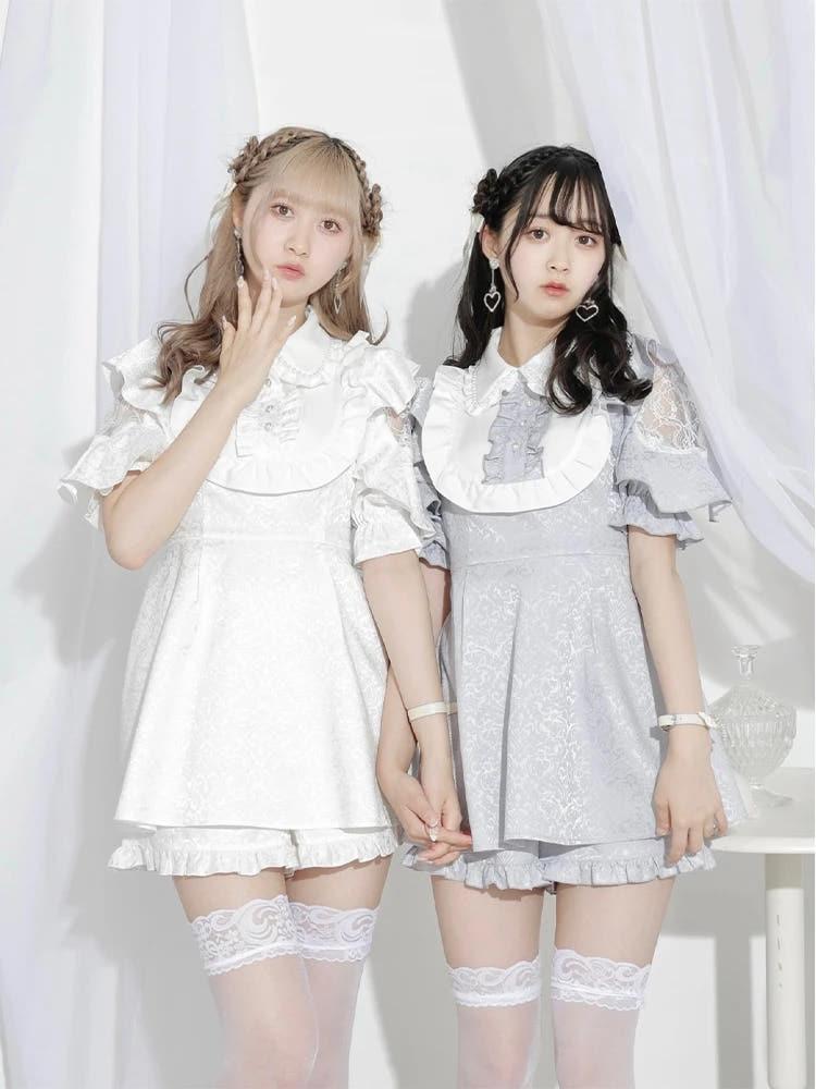 노에미 자카드 펄 셋업