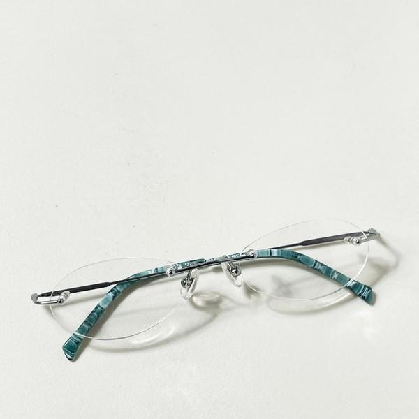 90s ALK Sqaure Rimless Glasses