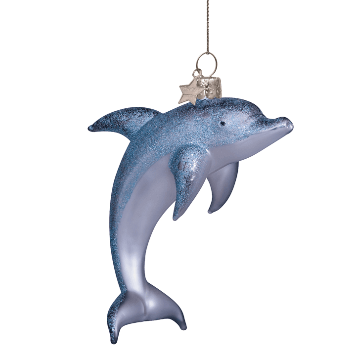 본델스 크리스마스 트리 유리 오너먼트 파랑 돌고래