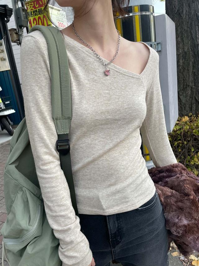wool diagonal line T