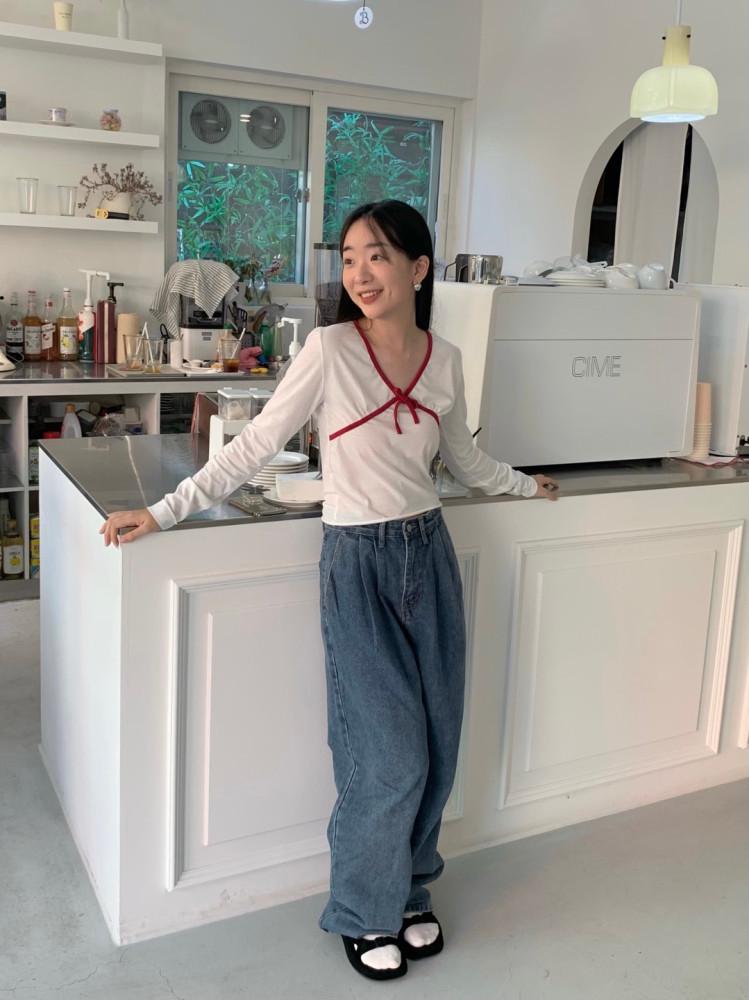 [모델소장]르벤투핀턱데님