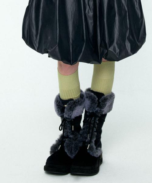 Sugar Fur Boots (Black)