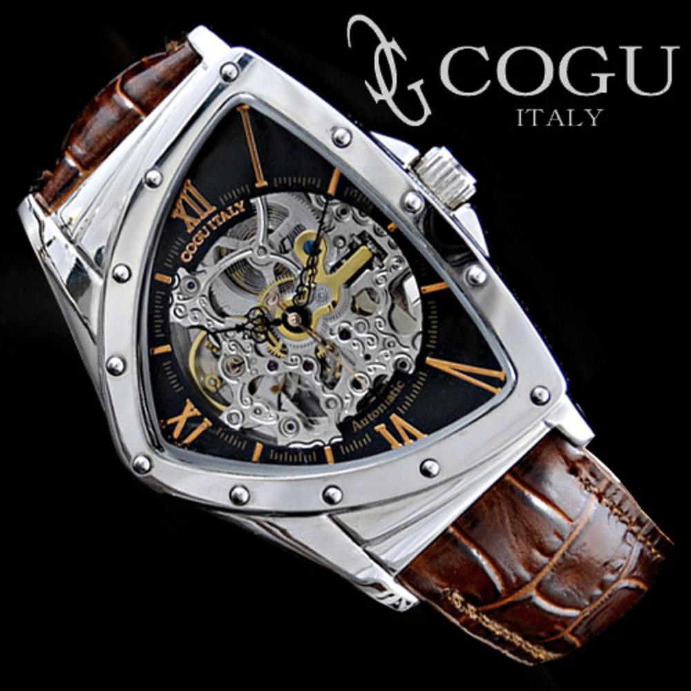 [COGU 코구시계] K059ML [한국본사정품] 남성용 오토매틱 가죽시계