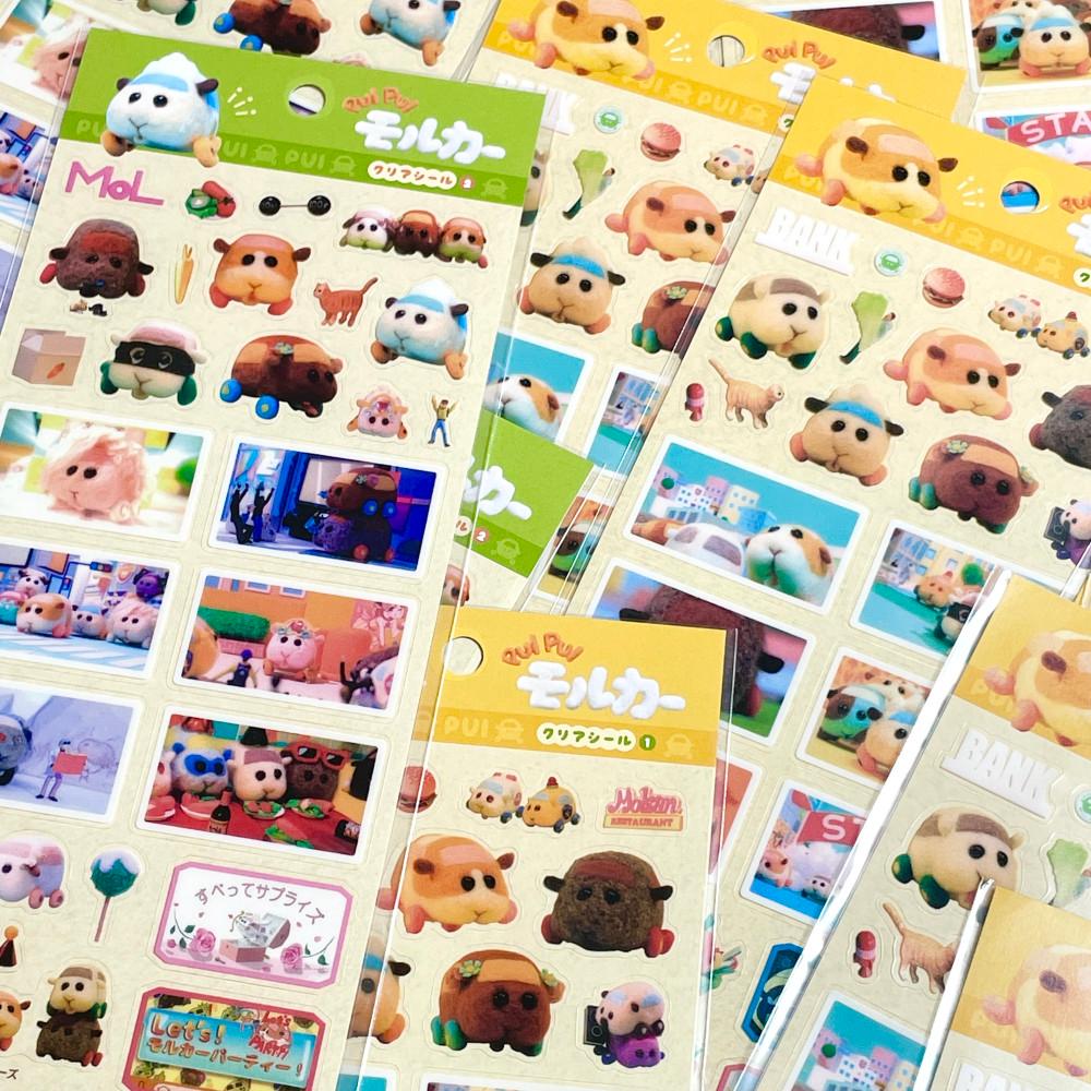 [ Ensky ] 뿌이뿌이 모루카 클리어 씰 2종