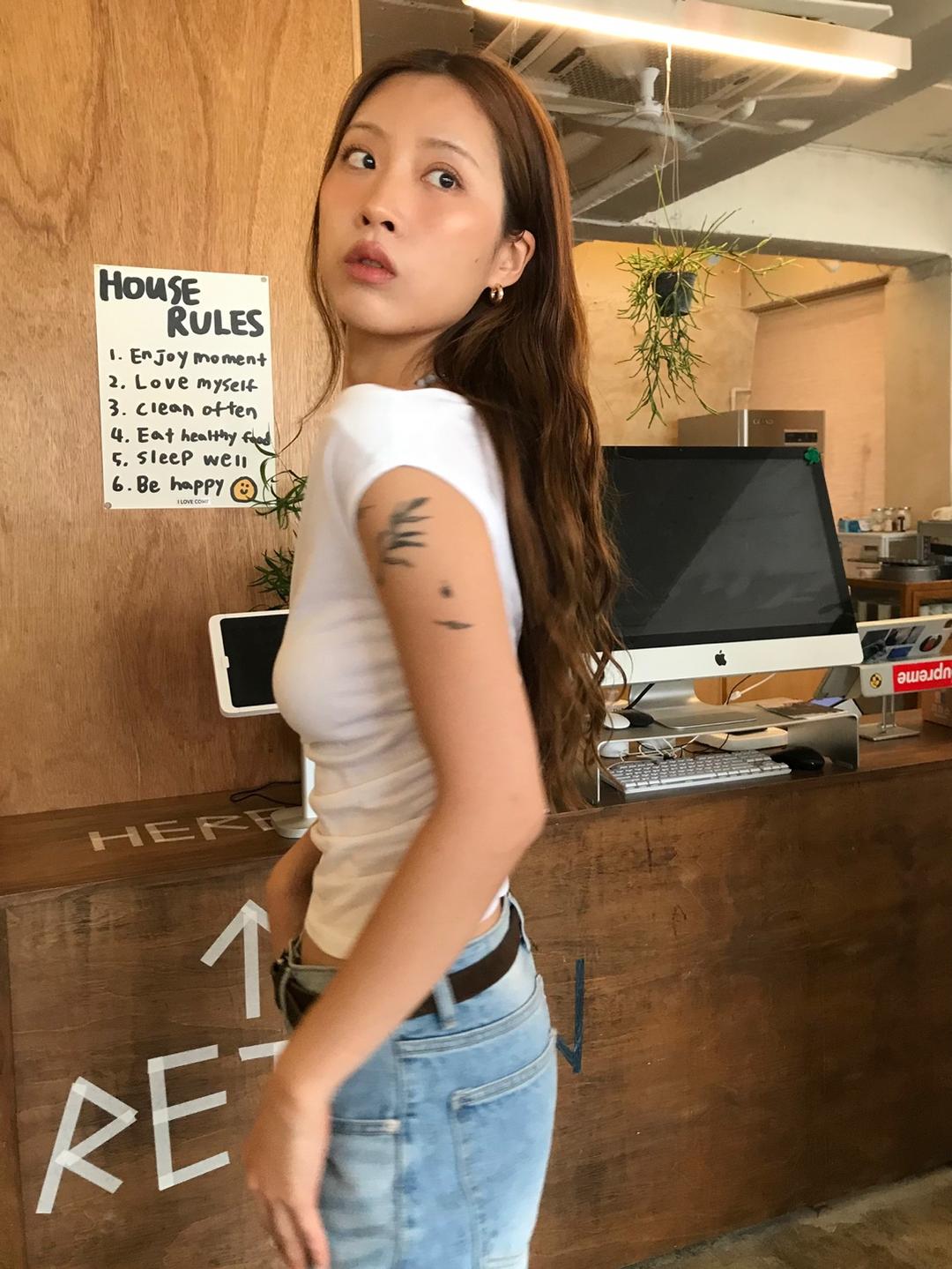 오네 way drape T