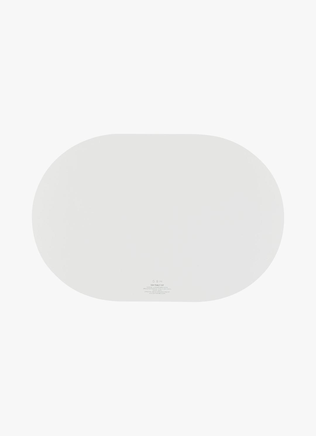 WOOD TABLE MAT / WHITE