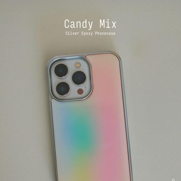 Candy Mix - Silver Epoxy Phonecase