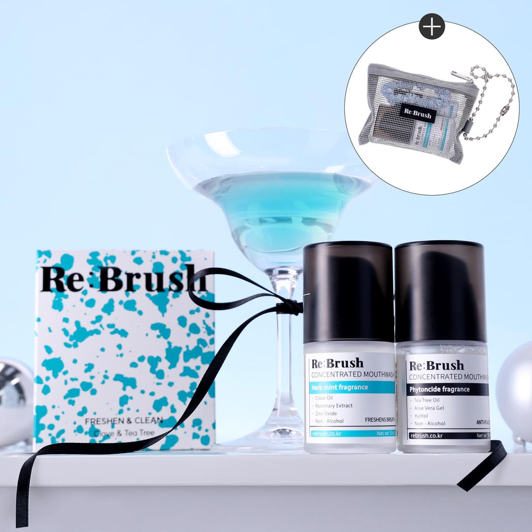데일리 케어 농축 가글 선물 세트 50ml+50ml - 리브러쉬