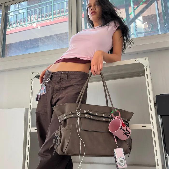 town belt bag (taupe)