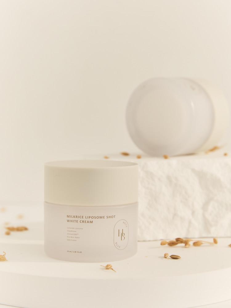 헤브블루 밀크라이스 리포좀 샷 화이트 크림