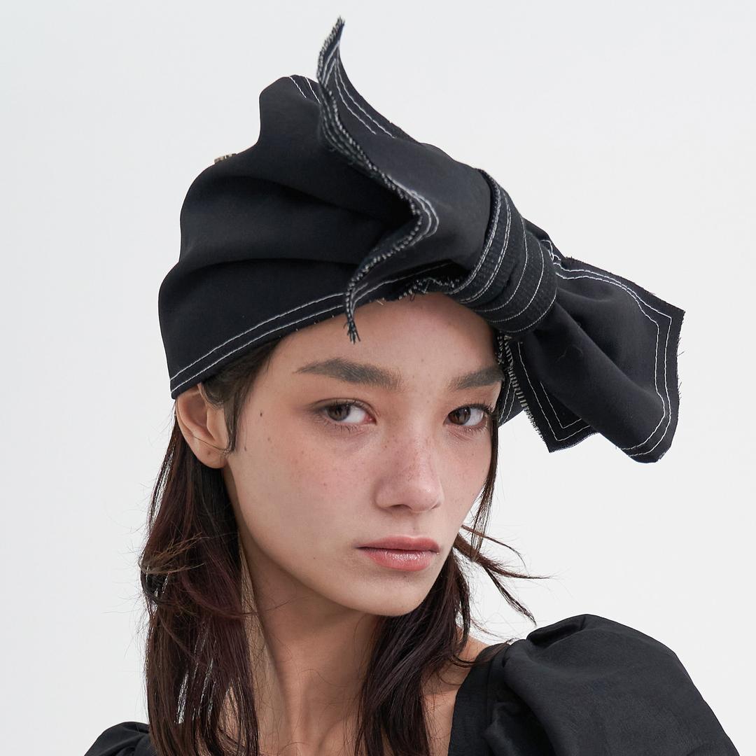 Ribbon Detail Turban