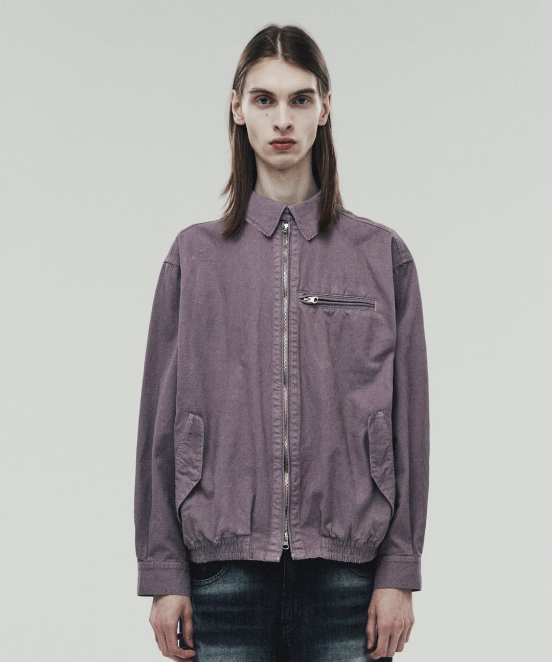 DYED CUT OFF BLOUSON PURPLE (VH2DFUB940A)