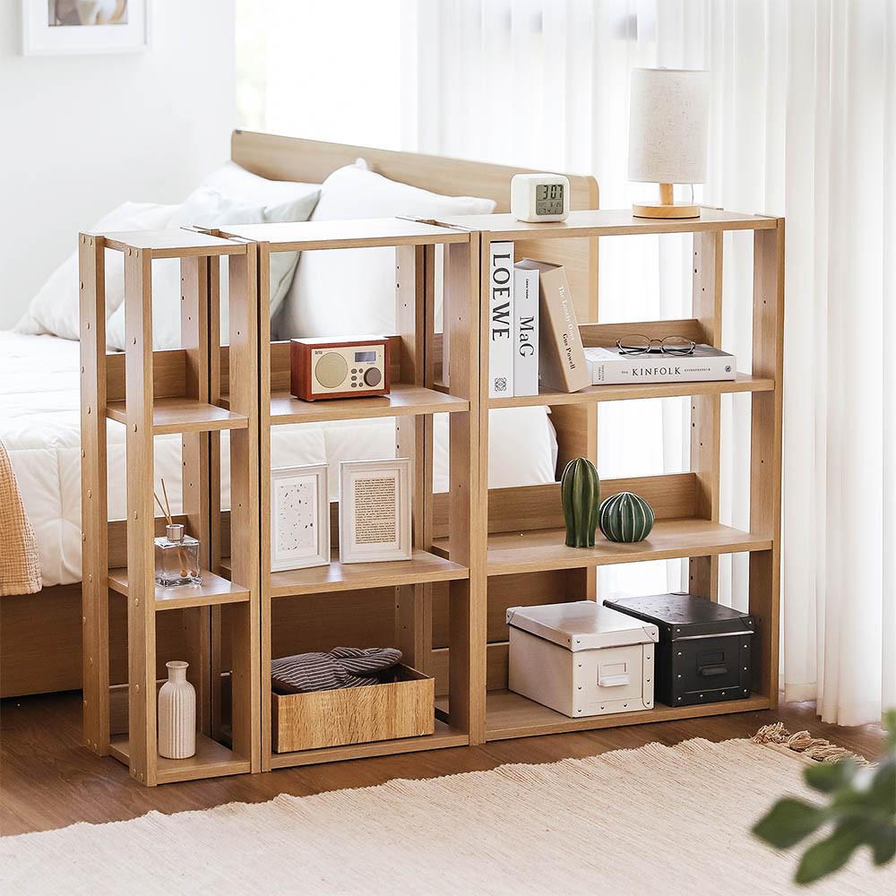 아이리스 4단 400 600 우드 수납 틈새 수납장 OWR시리즈