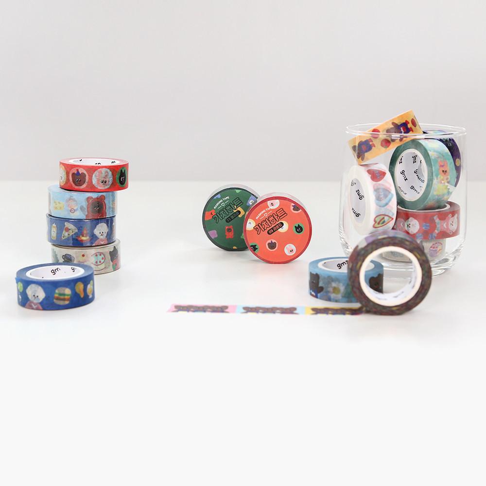 키치하트 마테 (마스킹테이프,데코스티커)