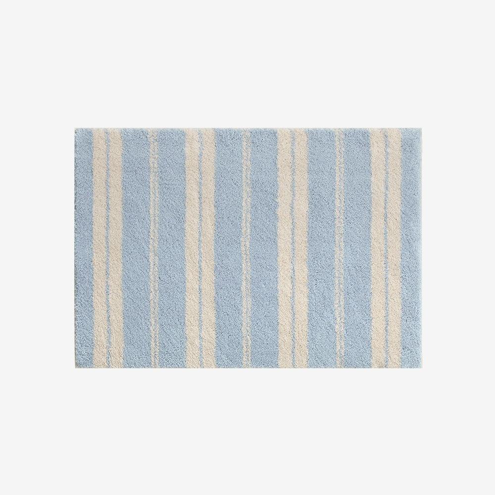 [29CM단독] 파스텔 블루 스트라이프 도어 매트 (50x70)