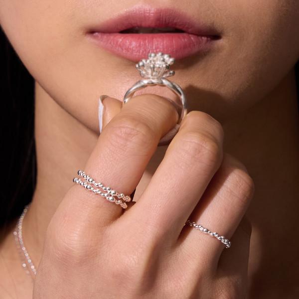 Bubble nest open ring