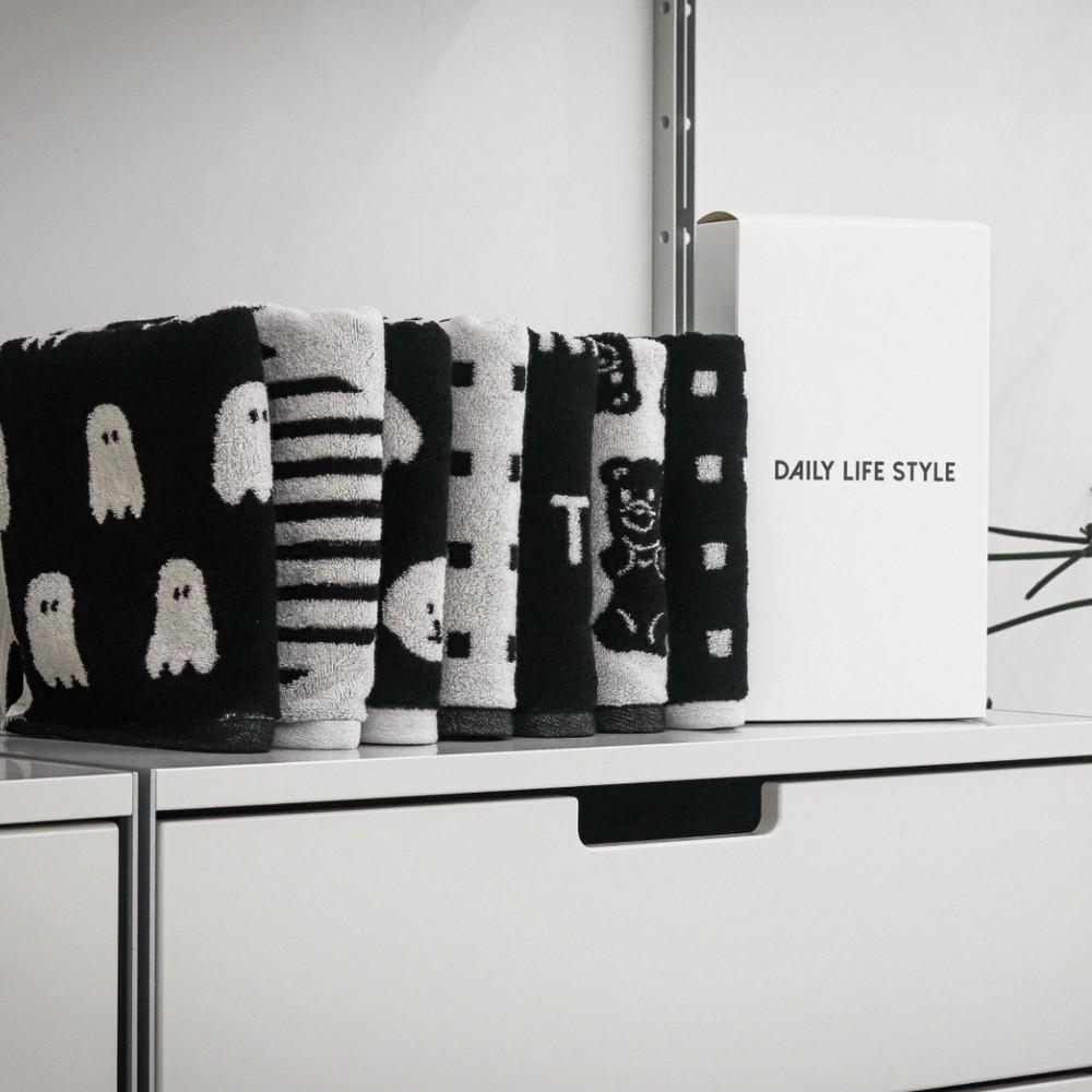 [1매]메종드코튼 블랙키 호텔타올 수건 선물세트 코마 40수 190g 데일리라이프스타일