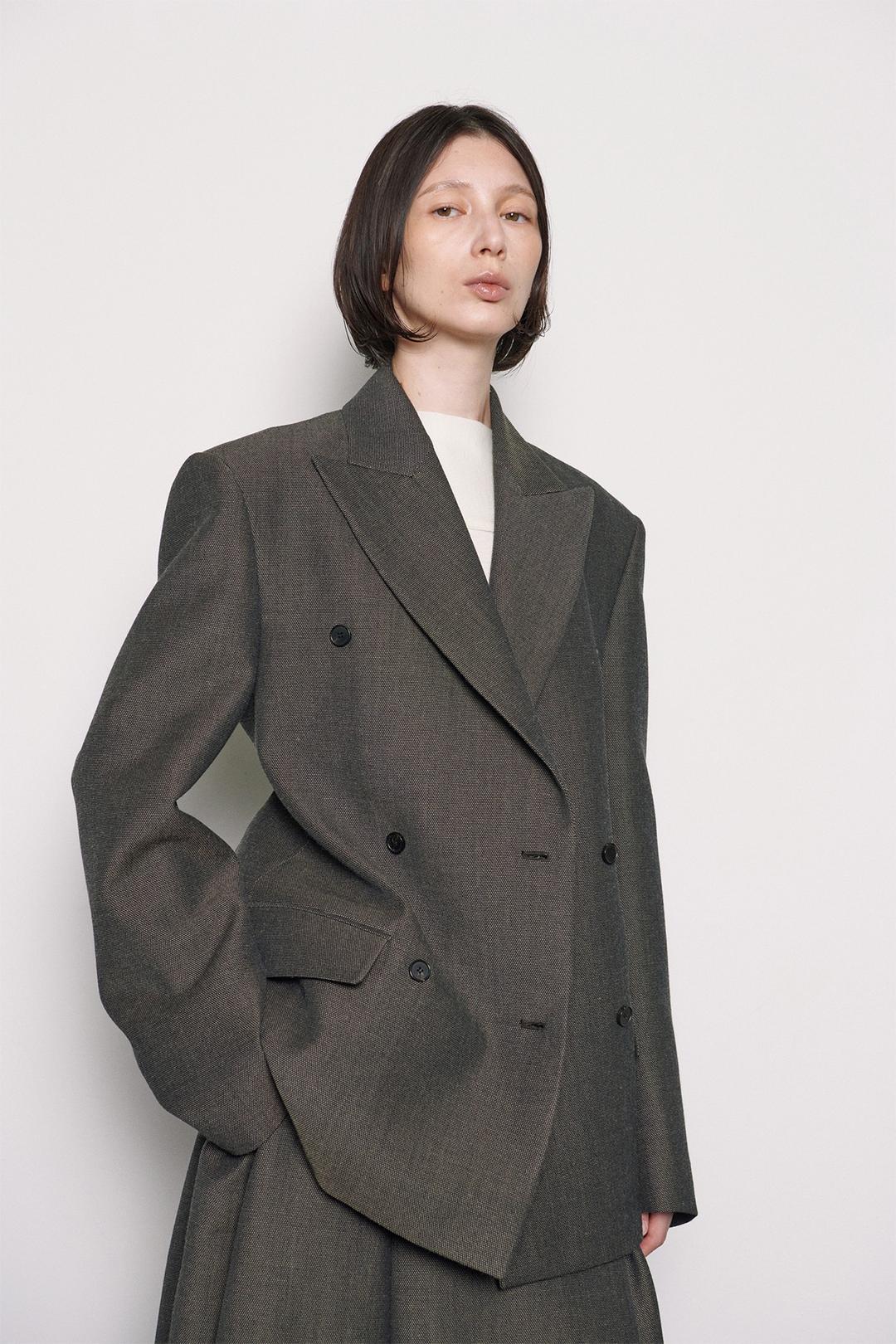 Urban Sculpted Double Jacket _ Brown