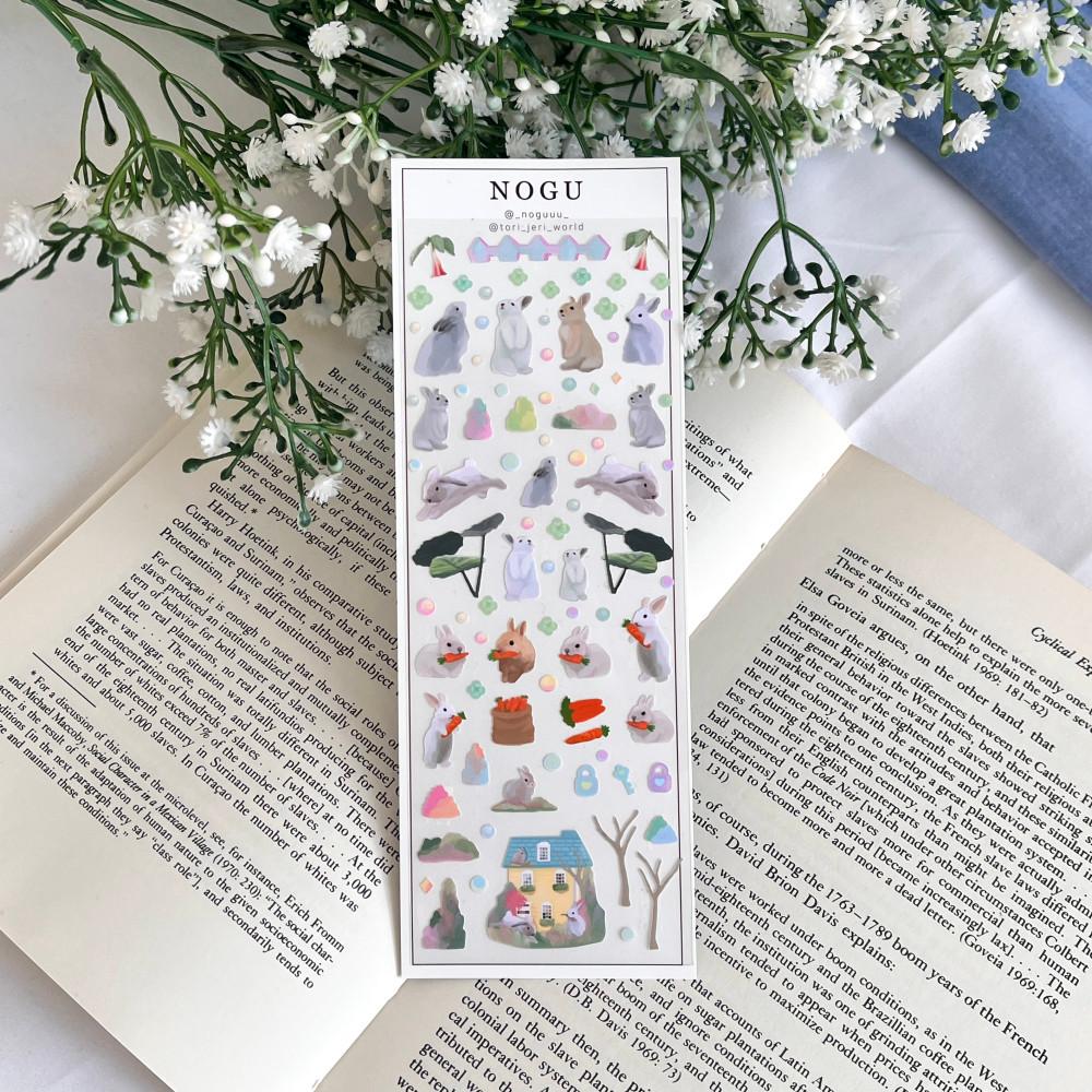 [NOGU노구] 유화 토끼(무광/글리터)_재입고