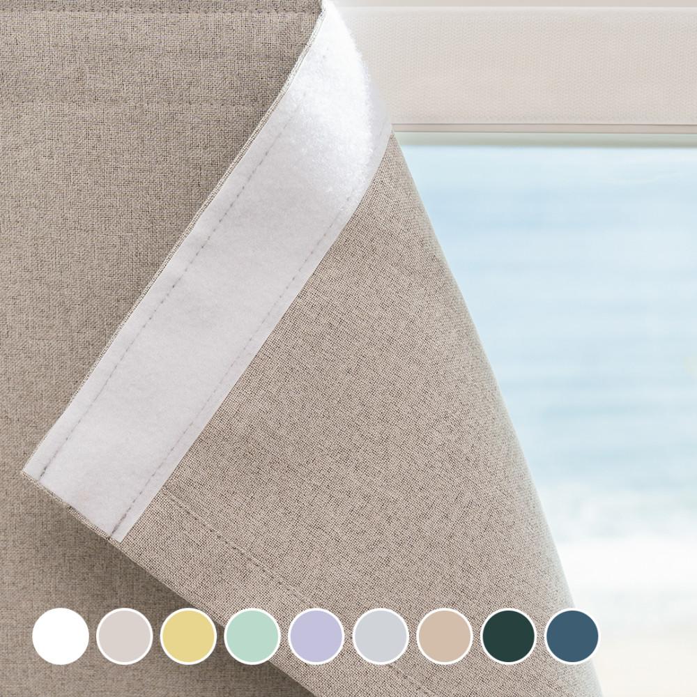 못없이설치 자외선차단 방한방풍 암막 가리개커튼 봉집 100x40