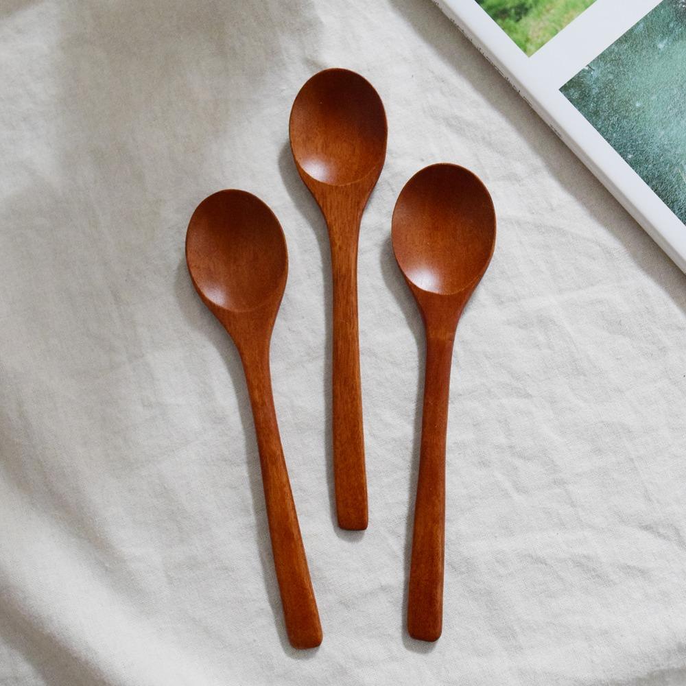 우드 디저트스푼 1p / 대추나무 옻칠요거트시리얼수저