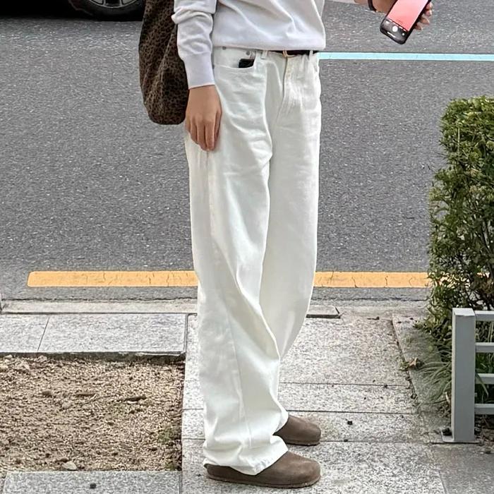 Essential Cotton Jean_White