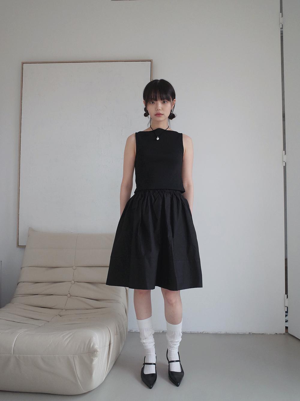 flare cotton midi sk